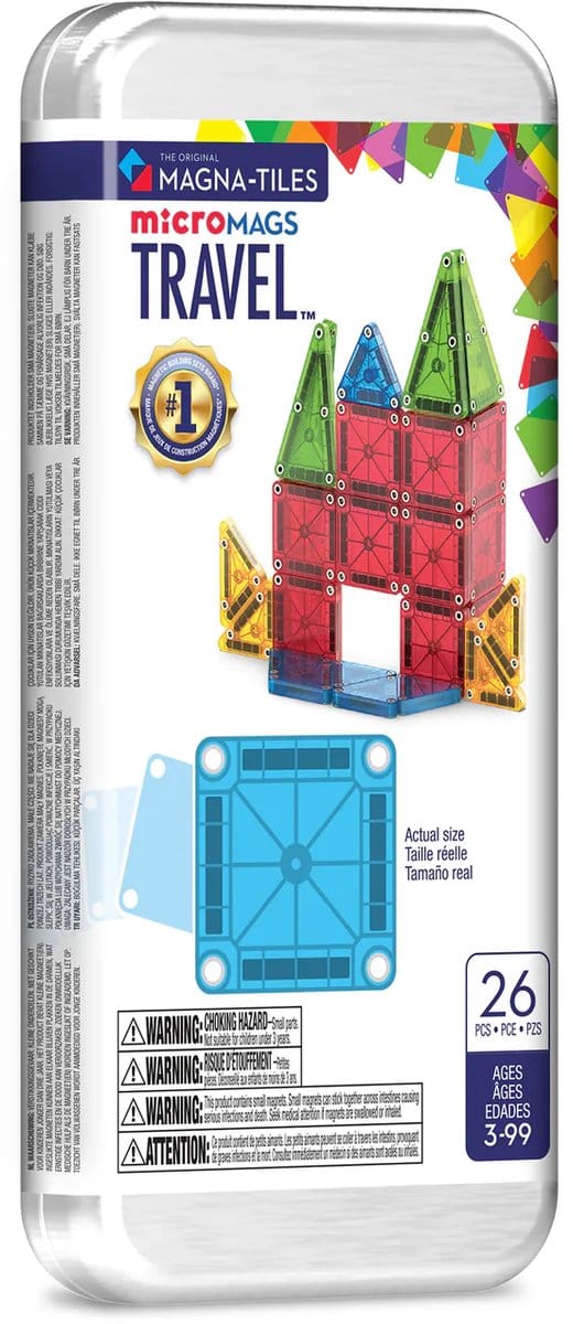 Magna-Tiles 26-Piece Travel Magnetic Construction Set