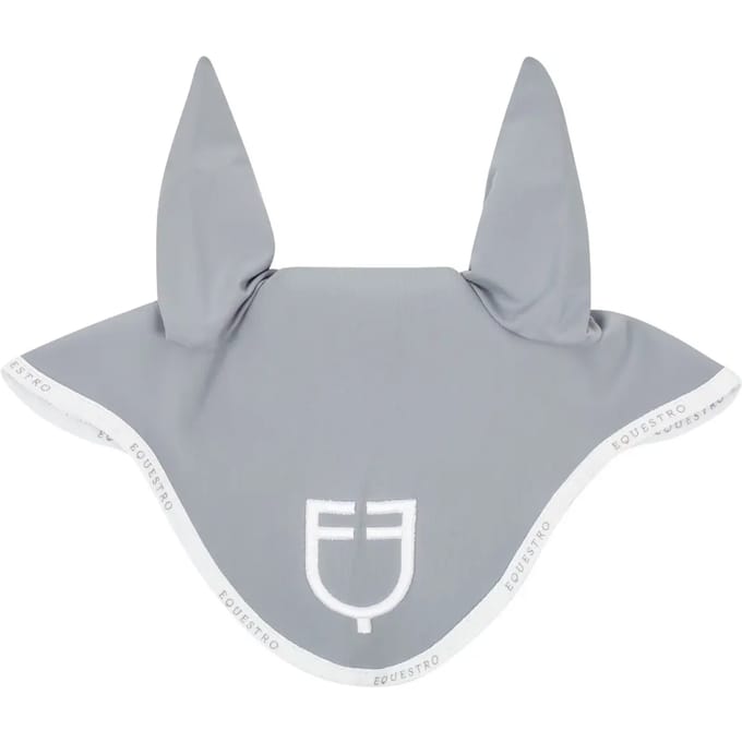 Korte muts van technische stof met logo Equestro