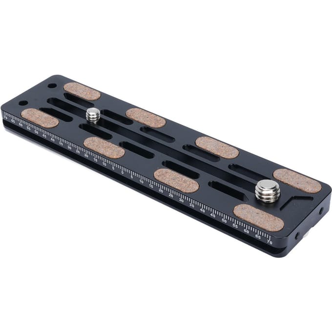 140MM Camera Snelwisselplaat met 1/4in 3/8in Schroef Aluminiumlegering Statief Mount Basisplaat voor black