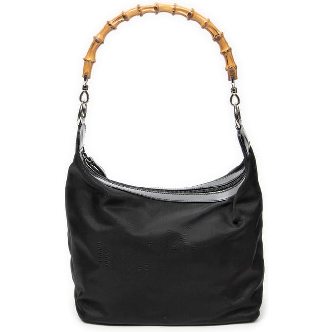 Bamboo Zip Hobo   schoudertas
