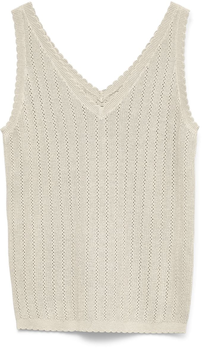 VERO MODA - VMNEWLEX POINTELLE V-NECK TOP NOOS - Dames - Gebreide truien