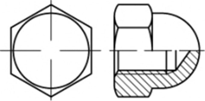 Dopmoer Din1587 M20 Messing - 25 Stuks