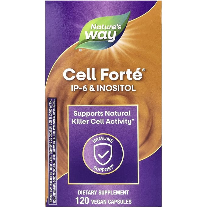 Nature's Way, Cell Forté, IP-6 & Inositol, 120 Plantaardige Capsules