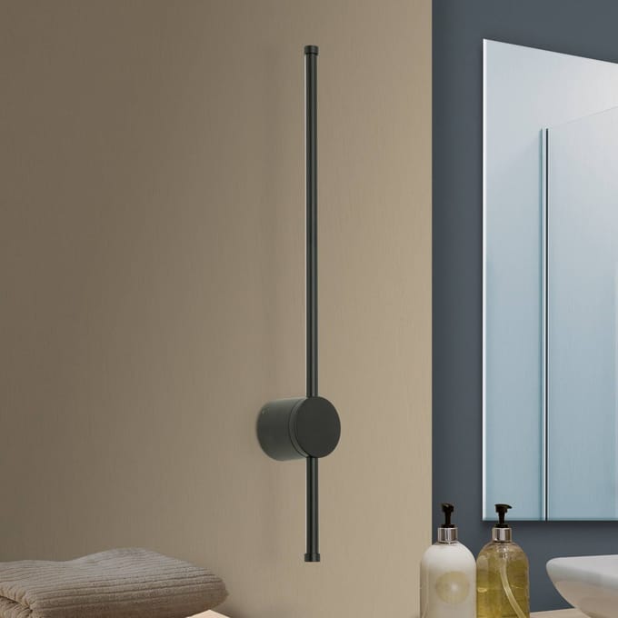 ORION LED wandlamp Ferdinand, IP54, zwart