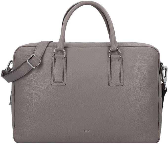 abro Adria Schoudertas Leer 39 cm - Dames - zinc