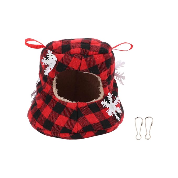 Nid d'oiseau chaud d'hiver doux confortable portable nid suspendu pour hamster pour oiseaux perroquets