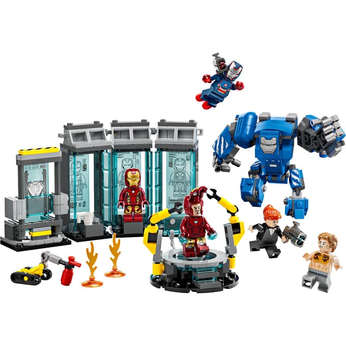 LEGO Marvel Super Heroes LEGO® MARVEL SUPER HEROES 76315 Iron Mans laboratorium: Hal van de installaties