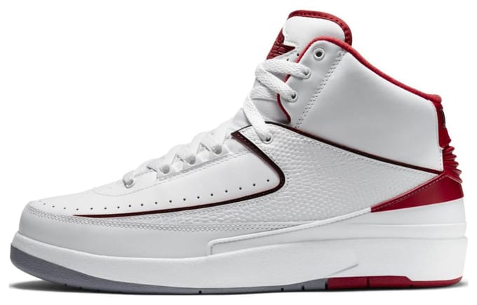 Jordan 2 Retro Wit Rood 2014 385475-102 46 gray