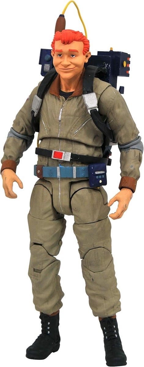 Geanimeerde Ghostbusters Actiefiguren - Peter, Ray & Stay-Puft Marshmallow Man - Diorama Serie