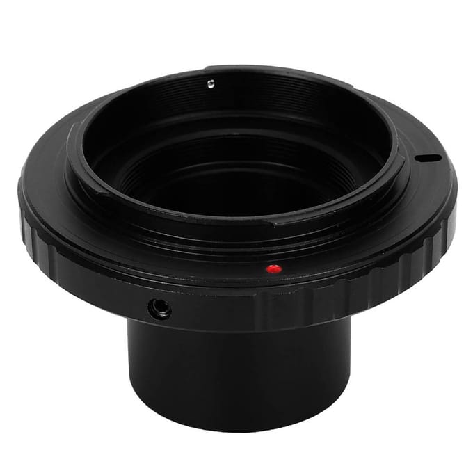 Adaptateur de monture de télescope astronomique 1,25 pouces, anneau T SLR pour objectif d'appareil photo Nikon black