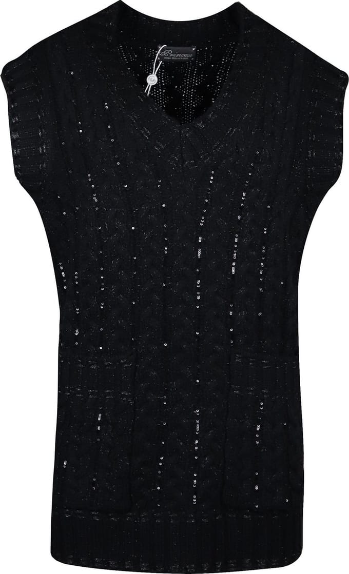Princess goes Hollywood • zwarte debardeur • maat 36