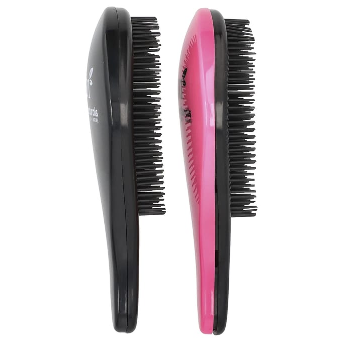Artnaturals, Brosse Démêlante pour Cheveux, Lot de 2 pièces. black