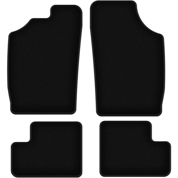 BASIC zwarte veloursmatten voor: Daihatsu Cuore V hatchback (1997-2003)