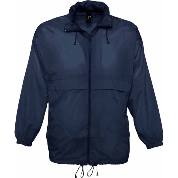 SOLS Unisex Surf Windbreaker Lichtgewicht Jasje (Marine)