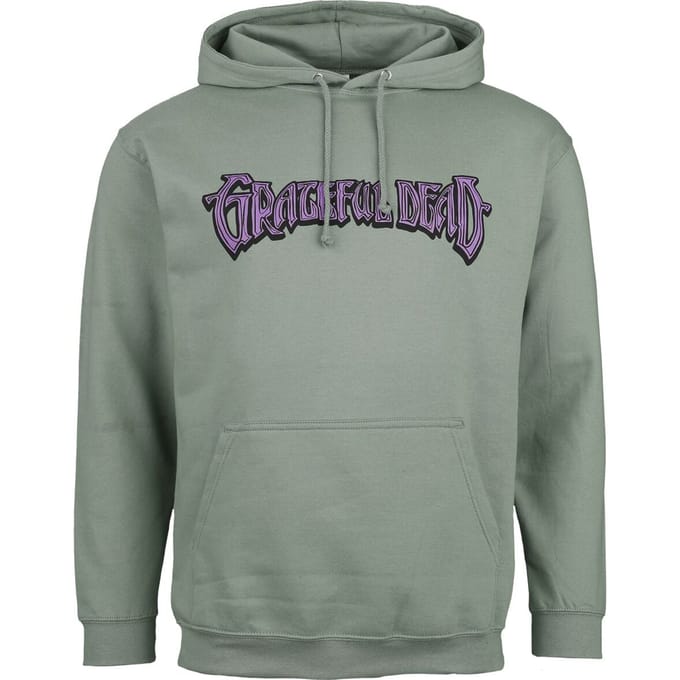 Grateful Dead Trui met capuchon - Skull & Rose 60th - S tot L - voor Mannen - groen
