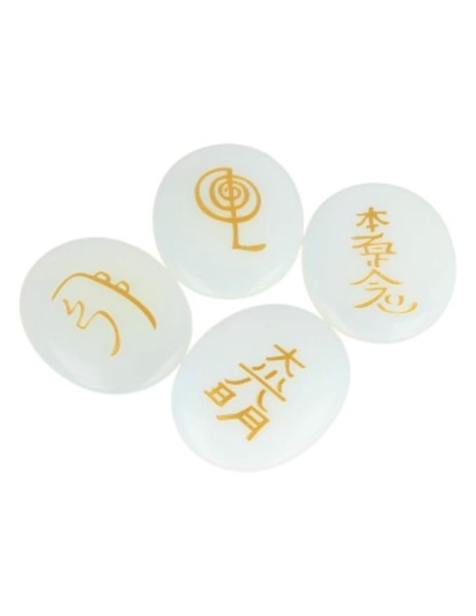 Opaliet reiki stenen set (synth)