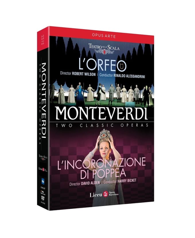 Teatro Alla Scala, Harry Bicket - Monteverdi: L'Orfeo | L'Incoronazione Di Poppea (2 DVD)