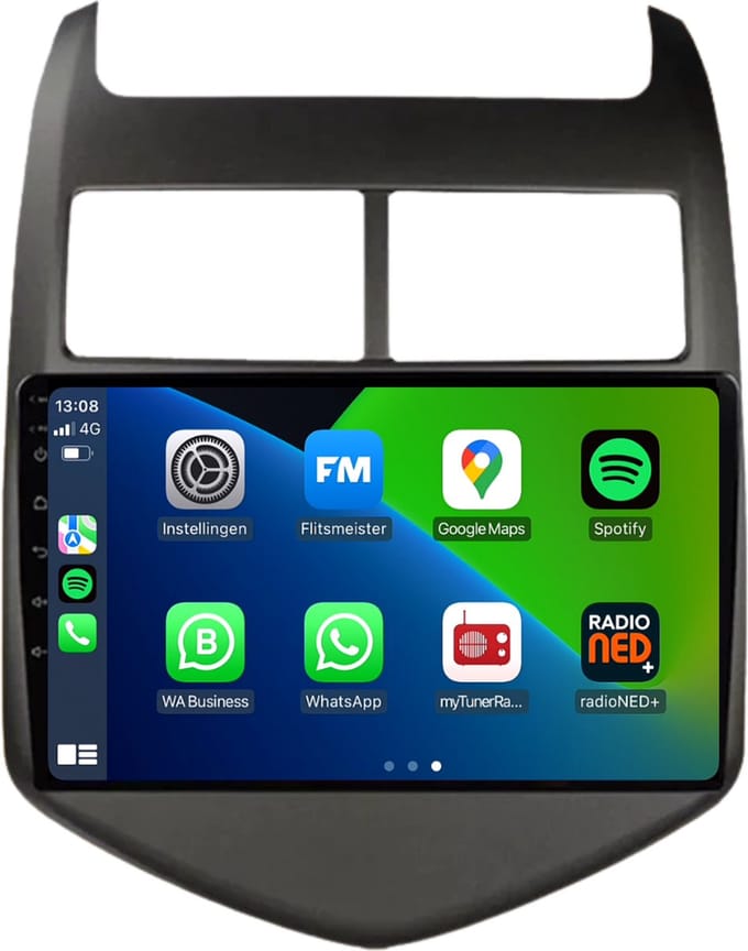 Carplay autoradio voor Chevrolet Aveo | 2011 t/m 2015 | Android 13 | Draadloos Apple Carplay & Android auto | 2GB + 32GB | 8-Core processor | Davilon | 2025 model | 2011 2012 2013 2014 2015 | Bluetooth & Wifi