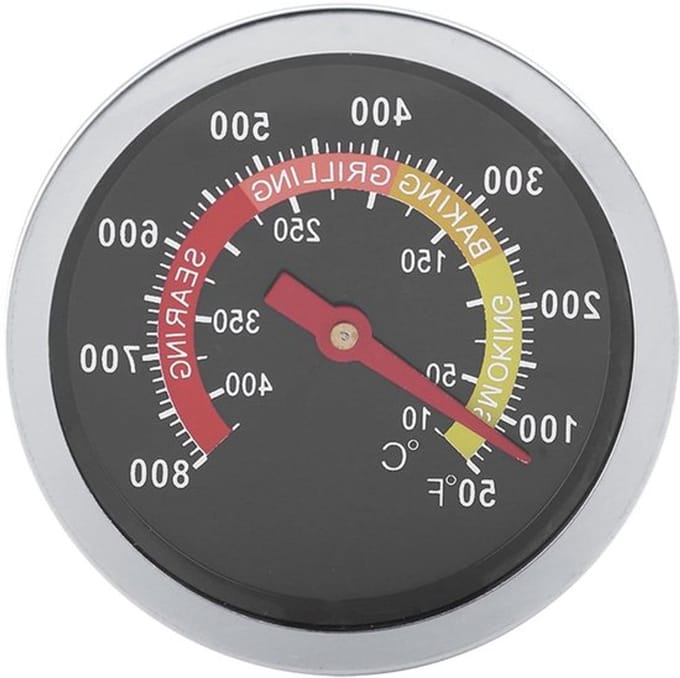 Allecto plus - Roestvrijstalen BBQ-thermometer voor Grill en Oven, Temperatuur