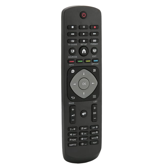 Vervangende afstandsbediening Geschikt voor Philips 47PFH410988 32PHH4009 40PFH4009 50PFH4009 TV gray