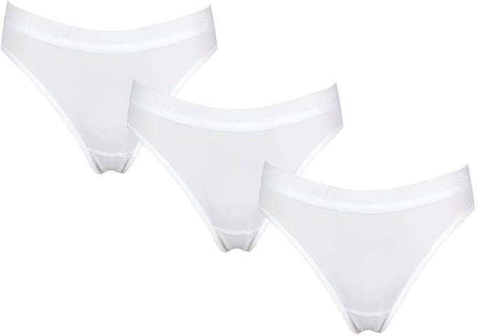 3-Pack Dames Bikini slip Wit - maat S