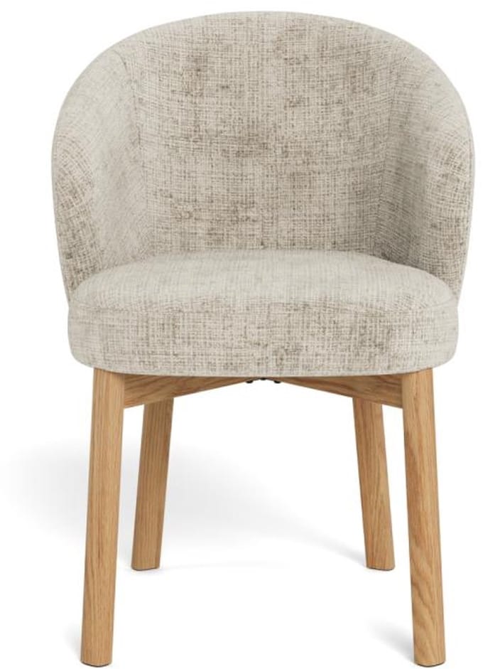 Eetkamerstoel Darlene Met Armleuning Juto Beige Set van 2 - Giga Living