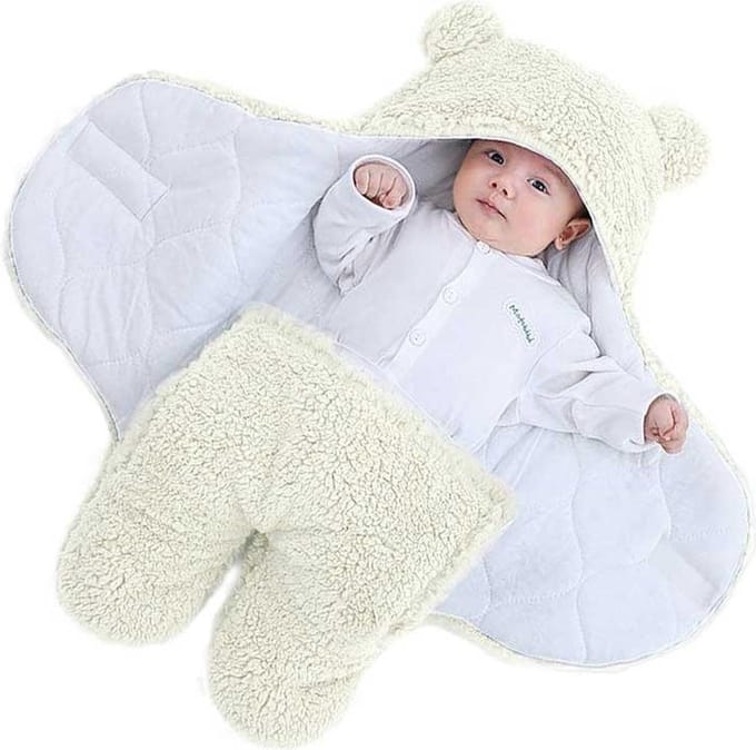 Baby Slaapzak - Teddy - 70x80cm - Ivory