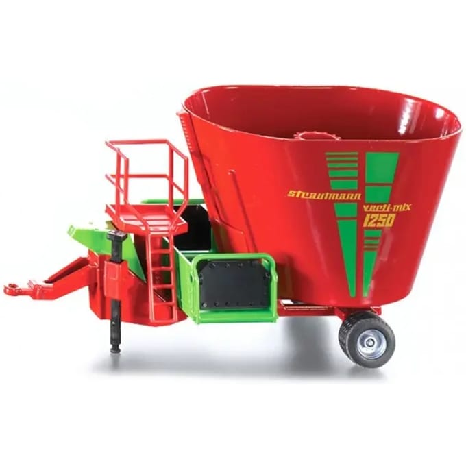 SIKU 2450, Strautmann Voermengwagen, 1:32, metaal/kunststof, rood