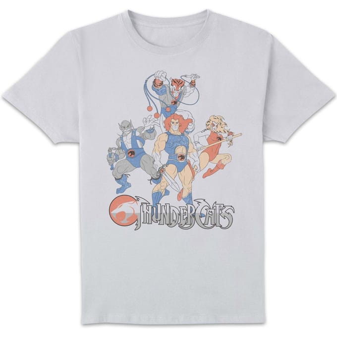 Thundercats Classic Cartoon Unisex T-Shirt - White - S