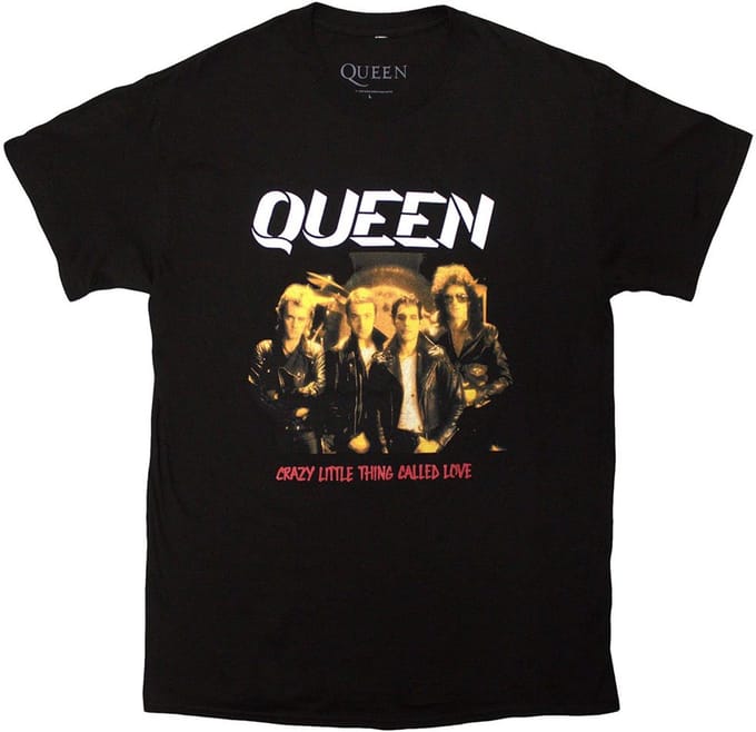 Queen - Crazy Little Thing Heren T-shirt - M - Zwart