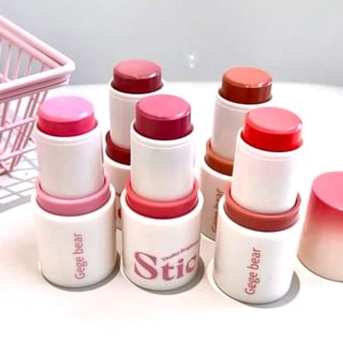 Gege Bear - BUY 3 GET 40% OFF - Vitality Brightening Blush Stick - 1-3 #01 Spring Pink