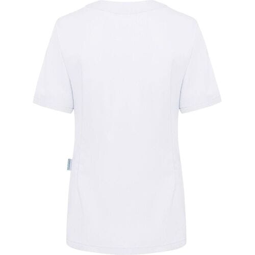 (6 stuks) KARLOWSKY Korte Mouw Dames Tuniek Essential - Wit - maat: 44