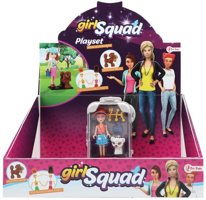 Toi-Toys pop 10cm met accessoires - speelgoedpop voor kinderen.