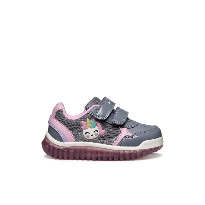 Geox Lightyloo Baby Schoenen Grijs EU 21 Meisje