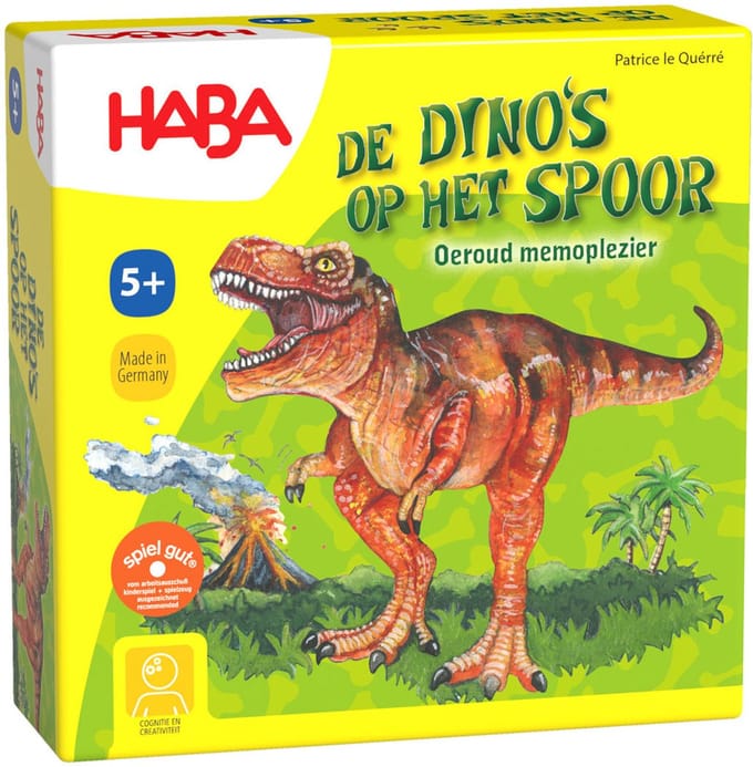 HABA De dino's op het spoor Supermini spel Gezelschapspellen