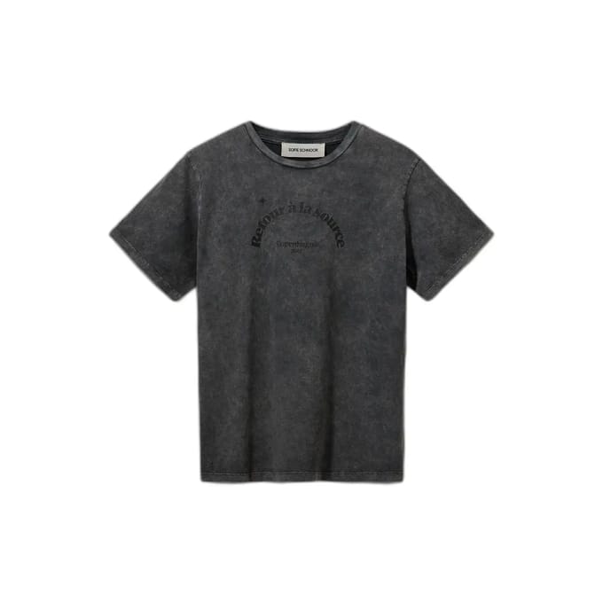T-shirt met print Terug naar de bron dames Sofie Schnoor Zenasw