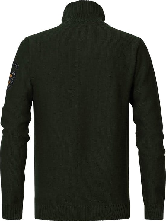 Petrol Industries  - Maat M - Heren Fijngebreide Pullover - Bruin