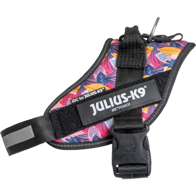 Limited Edition Julius-K9 IDC® Powerharness, Leaf 2 Gr. M/0: Borstomtrek 58-76 cm voor honden