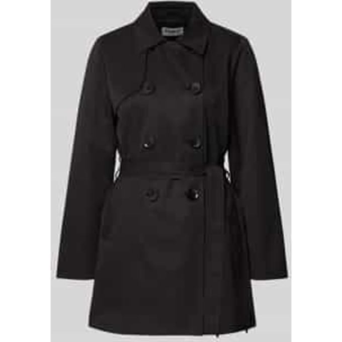 Regular fit Trenchcoat met dubbele knoopsluiting Model 'VALERIE'