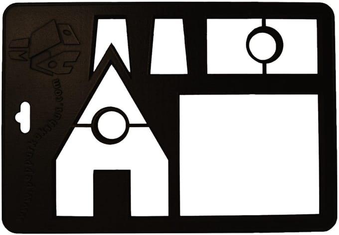 GastroMax 3D-uitsteekvormpje Peperkoekhuisje, breedte: 285 mm