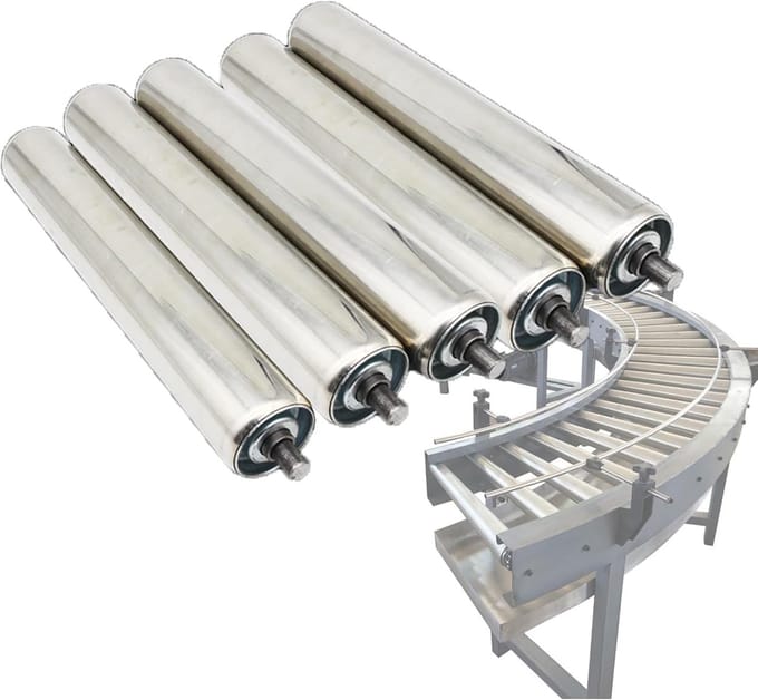 Stalen Transportrollen - Voorraadrollen - Materiaaltransport - Zware belasting - 50MM diameter