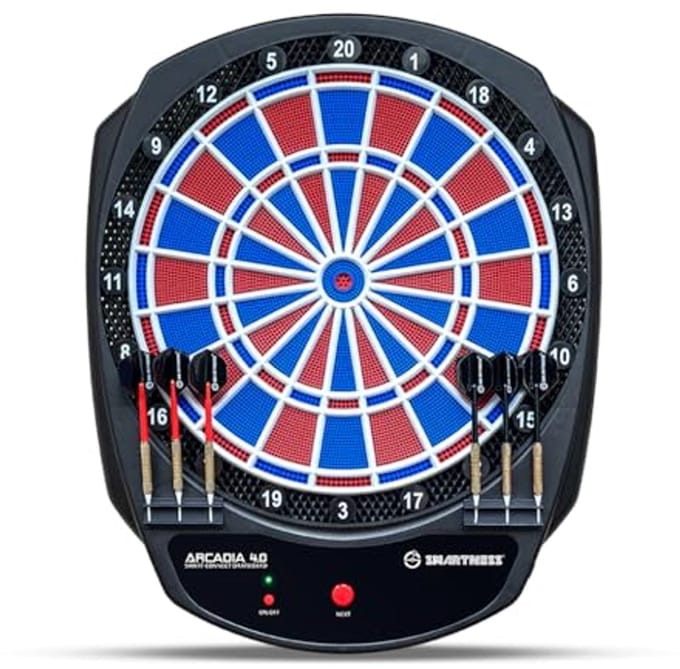 Elektronisch Dartbord met App en Bluetooth Verbinding voor 1-8 Spelers - 17 Spellen