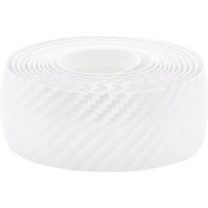 Stuurlint Velox carbon-look ø2.5 x 30mm 1.75m - wit (2 stuks in een doos)