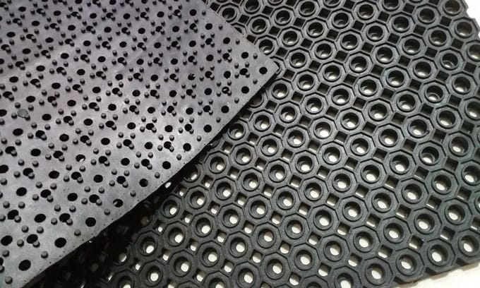 Rubber ringmat - 100x180 cm - 13 mm