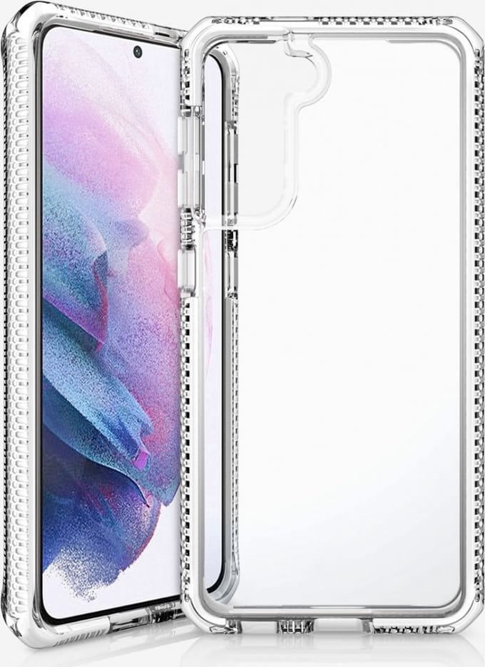 ITSKINS Supreme Clear Samsung Galaxy S21 Plus Hoesje Transparant/Wit