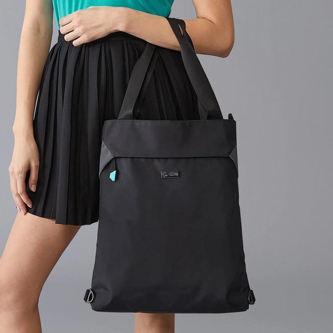 Tas/rugzak Mercedes Mapf1 Fw transformeerbare draagtas zwart - UNI