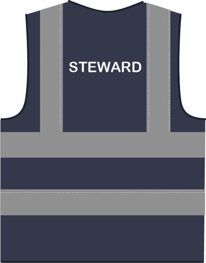 Steward hesje RWS marineblauw