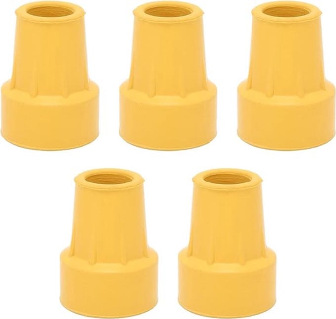 - 5 Pack Riettips antislip rubberen wandelstok tips voor 19 mm