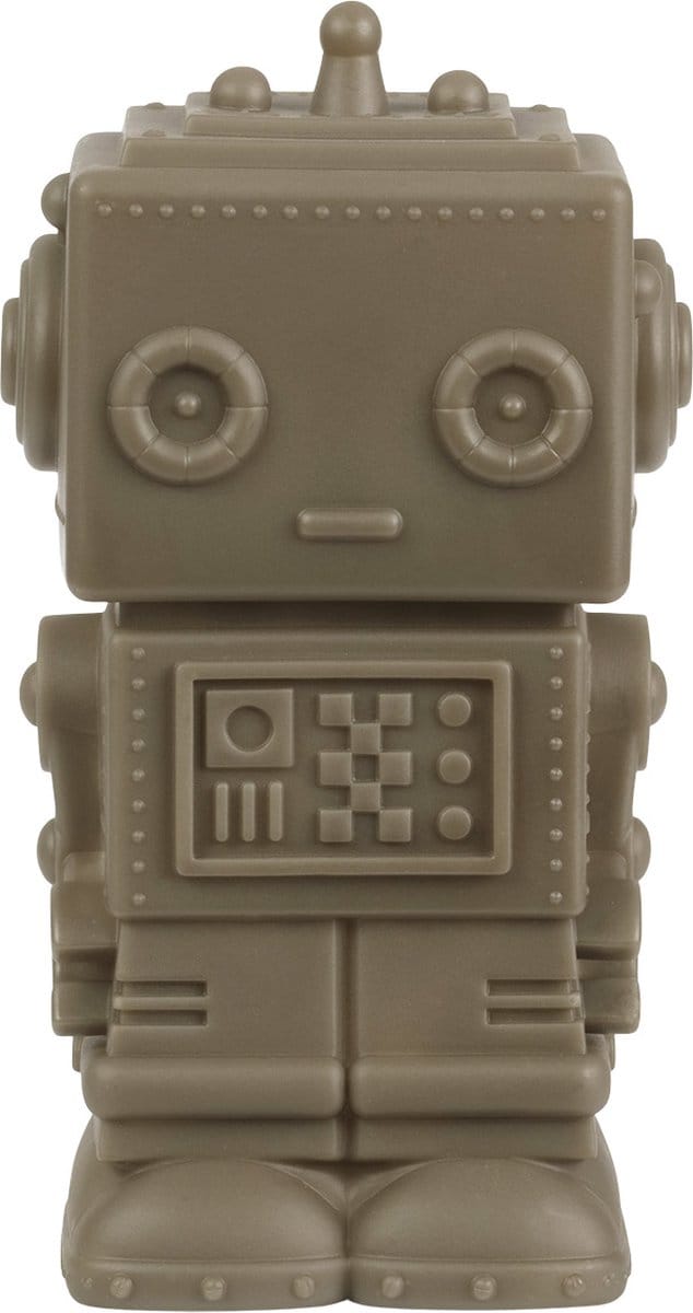 Spaarpot: Robot - taupe | A Little Lovely Company