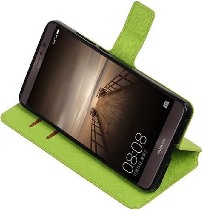 Groen Huawei Mate 9 TPU wallet case booktype hoesje HM Book